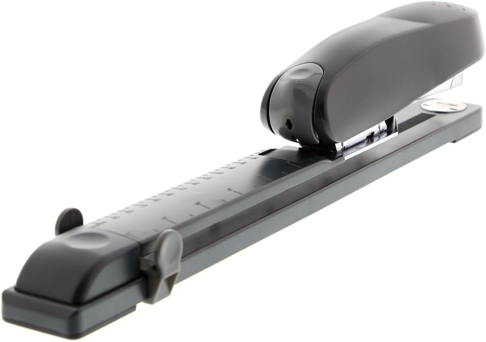 Rapesco R79026A3 790 Long Arm Stapler, 50-Sheet Capacity, Grey
