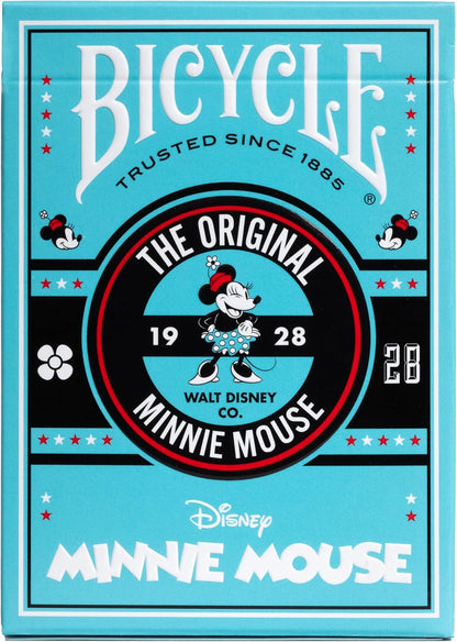 Bicycle Disney Classic Minnie Inspired Playing Cards, Light Blue