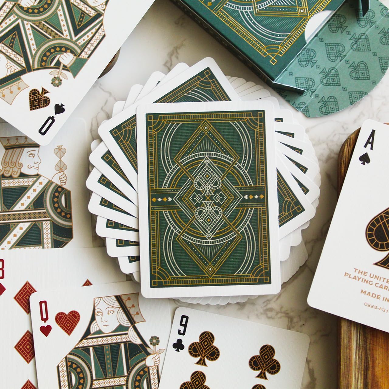 Bicycle - Bizantine Baraja de Cartas Americana para Juegos sociales, Familiares, Magia y coleccionismo