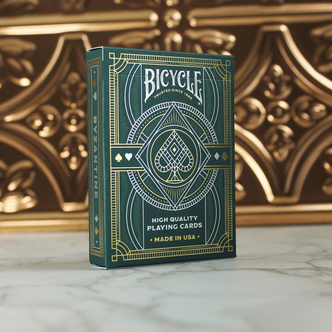 Bicycle - Bizantine Baraja de Cartas Americana para Juegos sociales, Familiares, Magia y coleccionismo