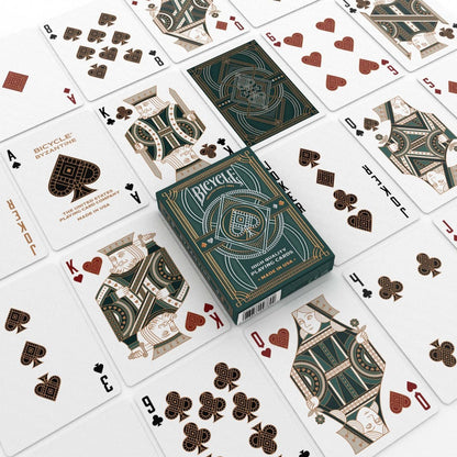 Bicycle - Bizantine Baraja de Cartas Americana para Juegos sociales, Familiares, Magia y coleccionismo