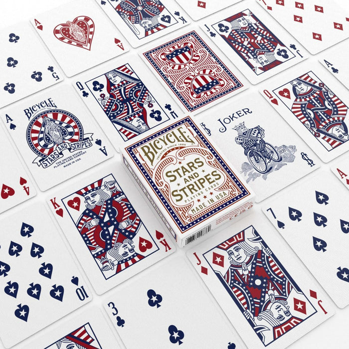 Bicycle Stars and Stripes Playing Card, American Playing Cards, American Flag Design, 1 Deck