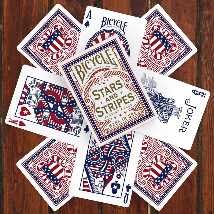 Bicycle Stars and Stripes Playing Card, American Playing Cards, American Flag Design, 1 Deck
