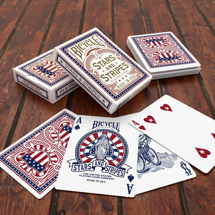Bicycle Stars and Stripes Playing Card, American Playing Cards, American Flag Design, 1 Deck