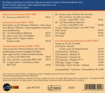 Die Orgel der Kirche zu Kotka