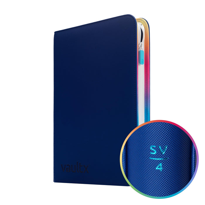 Vault X 9 Pocket Trading Card Zip Binder, 360 Cards, Compatible with Pokemon Scarlet & Violet Paradox Rift Set, Premium Exo-Tec Album Material, 20 Side-Loading Pages, Folder for Collectible TCG (SV4)