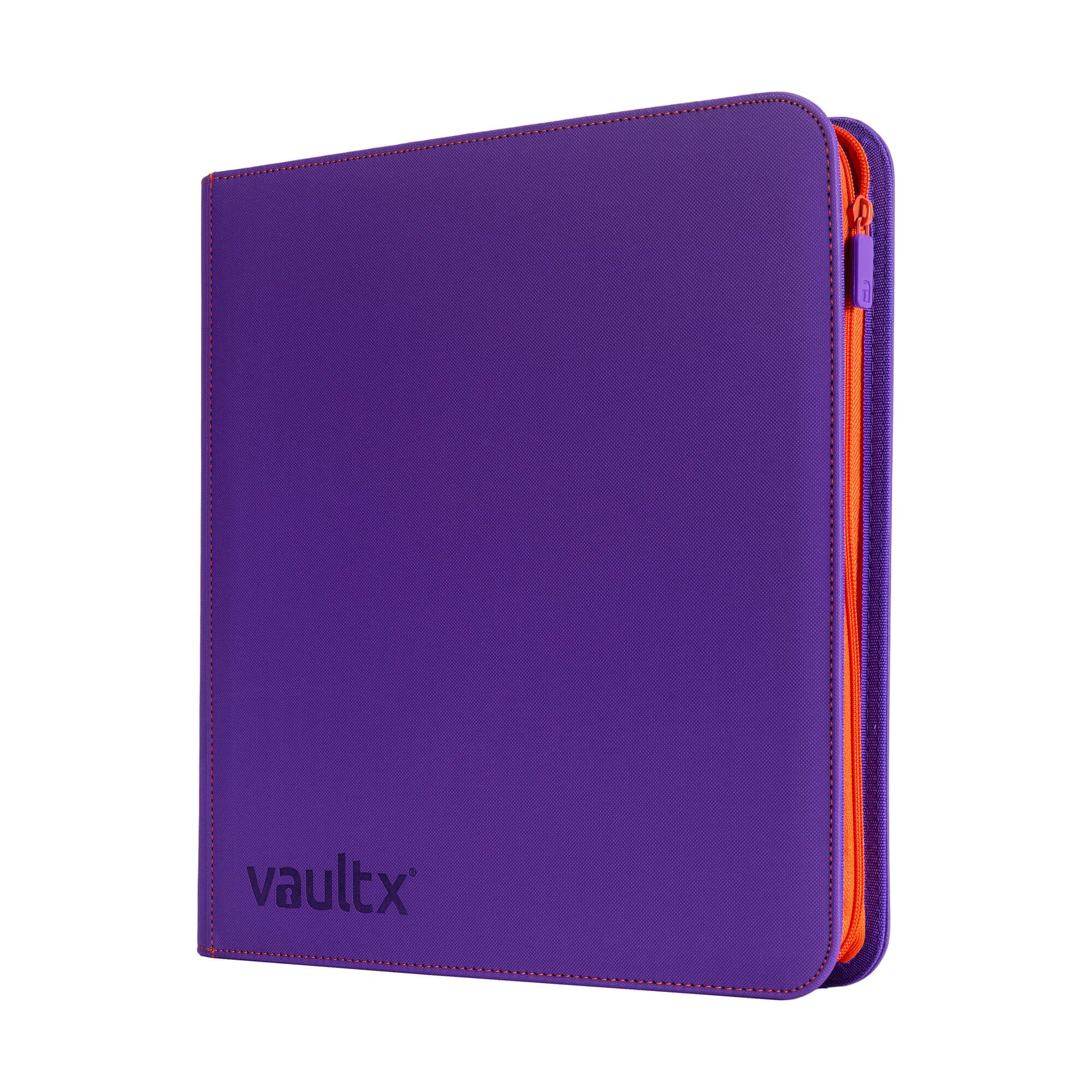 Vault X 12 Pocket Trading Card Zip Binder, 480 Cards, Compatible with Pokemon Scarlet & Violet Set, Exo-Tec Album Material, 20 Side-Loading Pages, Folder for Collectible TCG (SV1)