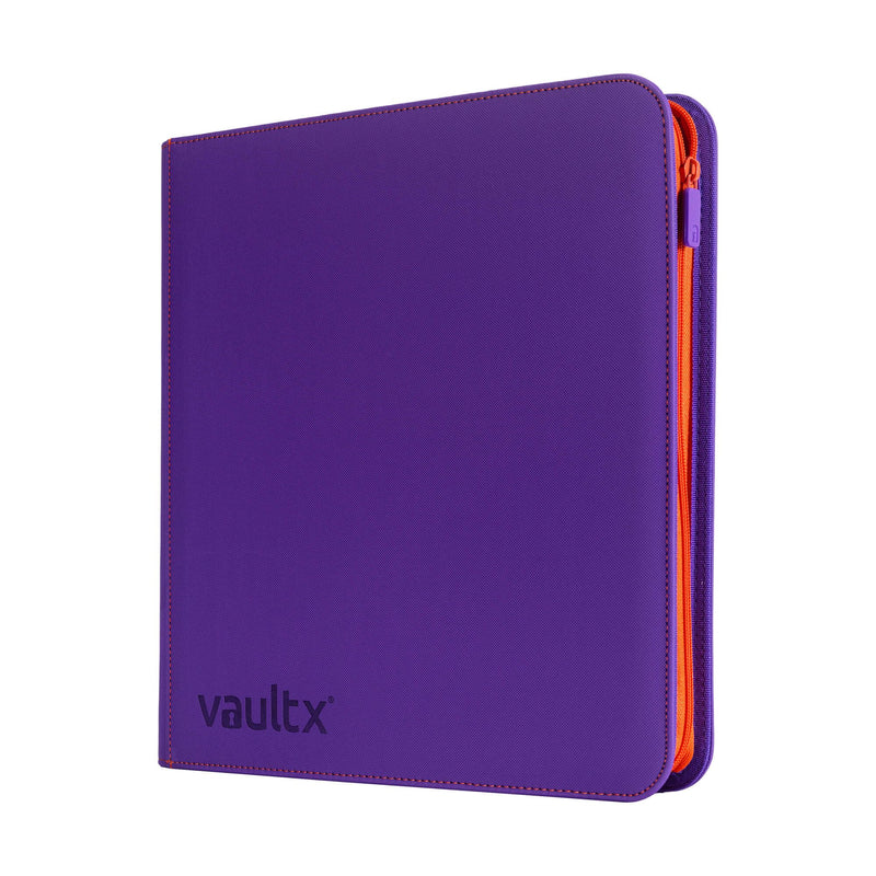 Vault X 12 Pocket Trading Card Zip Binder, 480 Cards, Compatible with Pokemon Scarlet & Violet Set, Exo-Tec Album Material, 20 Side-Loading Pages, Folder for Collectible TCG (SV1)