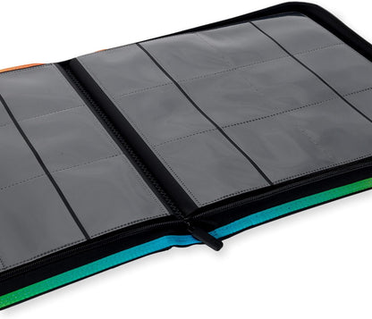 Vault X 12 Pocket Trading Card Zip Binder, 480 Cards, Compatible with Pokemon Scarlet & Violet Paldea Evolved Set, Exo-Tec Album Material, 20 Side-Loading Pages, Folder for Collectible TCG (SV2)