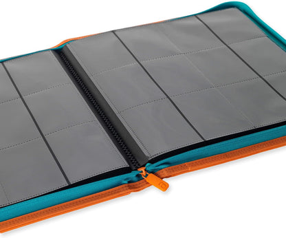 Vault X 12 Pocket Trading Card Zip Binder, 480 Cards, Compatible with Pokemon Scarlet & Violet Obsidian Flames Set, Exo-Tec Album Material, 20 Side-Loading Pages, Folder for Collectible TCG (SV3)