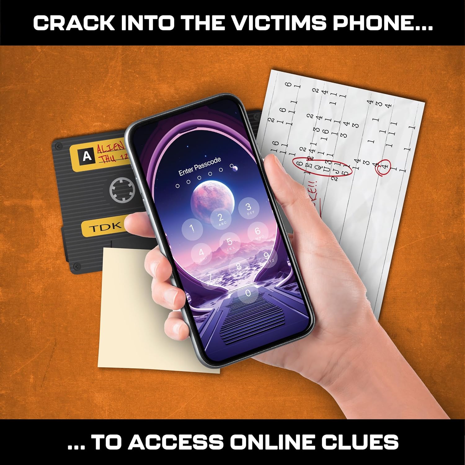 Lucky Egg Murder Mystery Case File Game Murder of an Activist - Detective Game with Realistic Crime Solving Experience (Area 51