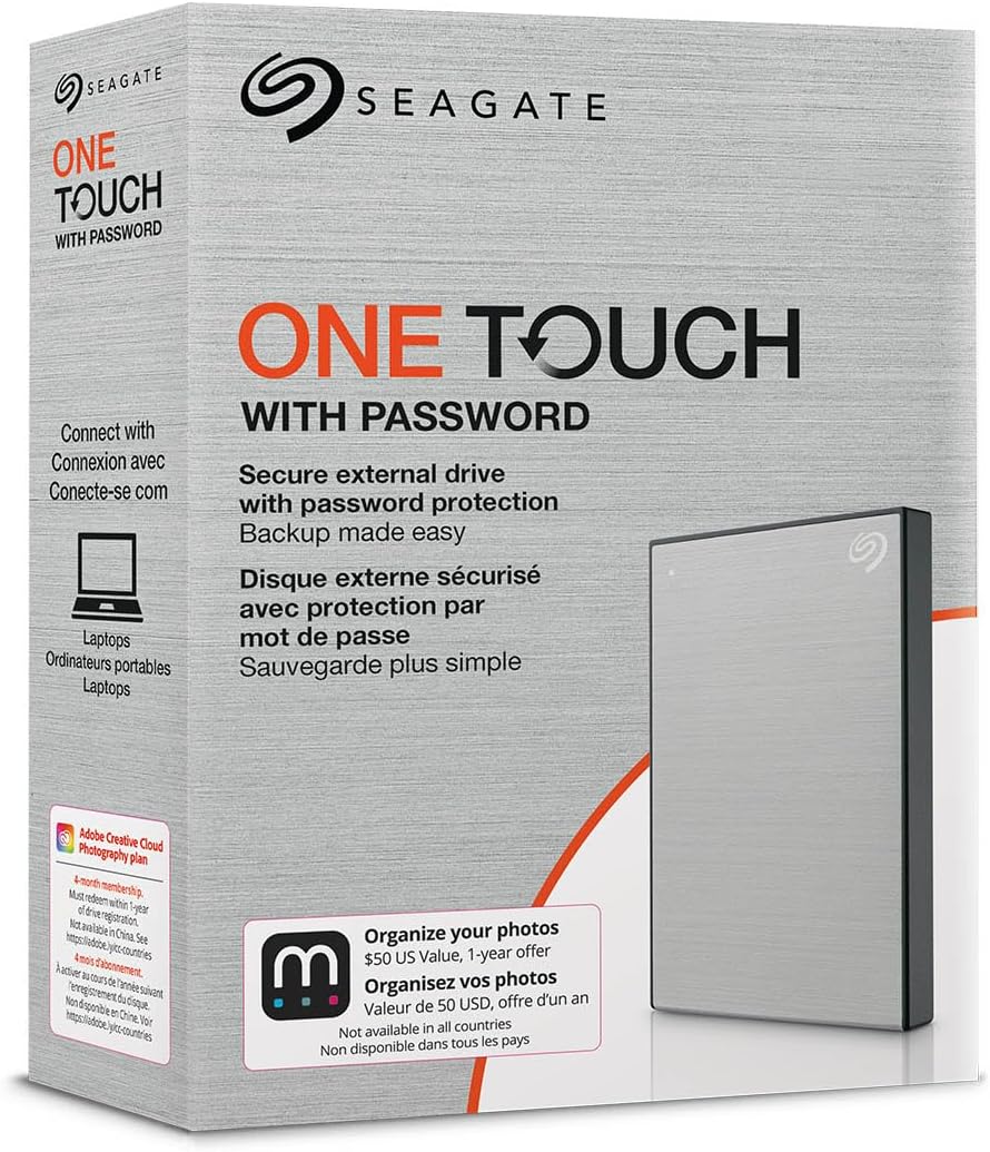 Seagate One Touch 2TB External Hard Drive