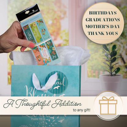 Joyful Faith Floral Magnetic Bookmark Set