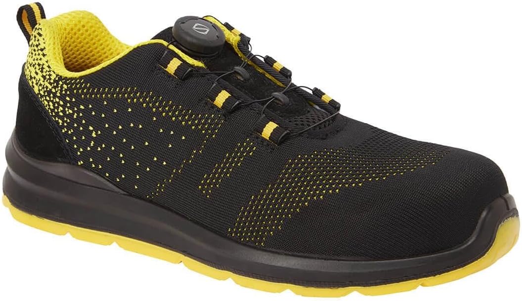 Portwest Men's S1P Knit Wire Lace Safety Shoes