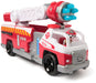 Paw Patrol Fire Rescue: Rapid Reload Fire Truck with Marshall Figure, Quick-Fire Launcher, Lights and Sounds, Kids Toys for Boys and Girls Ages 3 and Up
