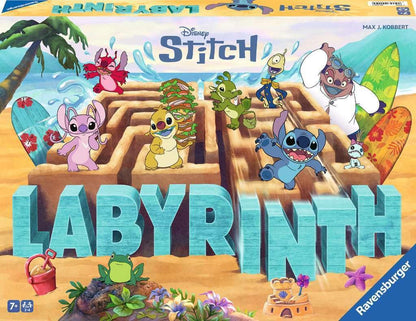 Ravensburger Disney Stitch Labyrinth The Moving Maze Game Family Strategy Board Game for Kids & Adults Age 7 Years Up - 2 to 4 Players