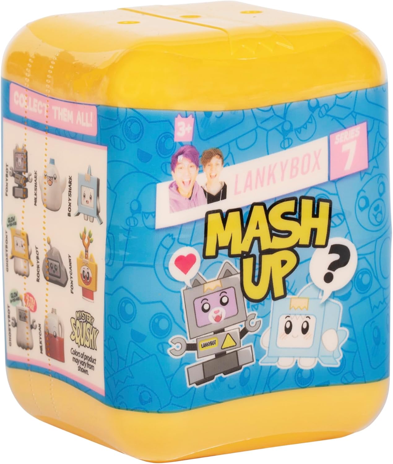LankyBox Mini Mystery Squishies – Series 7, Collectible Mini Figures, Squishy Figures, Officially Licensed LankyBox Merch