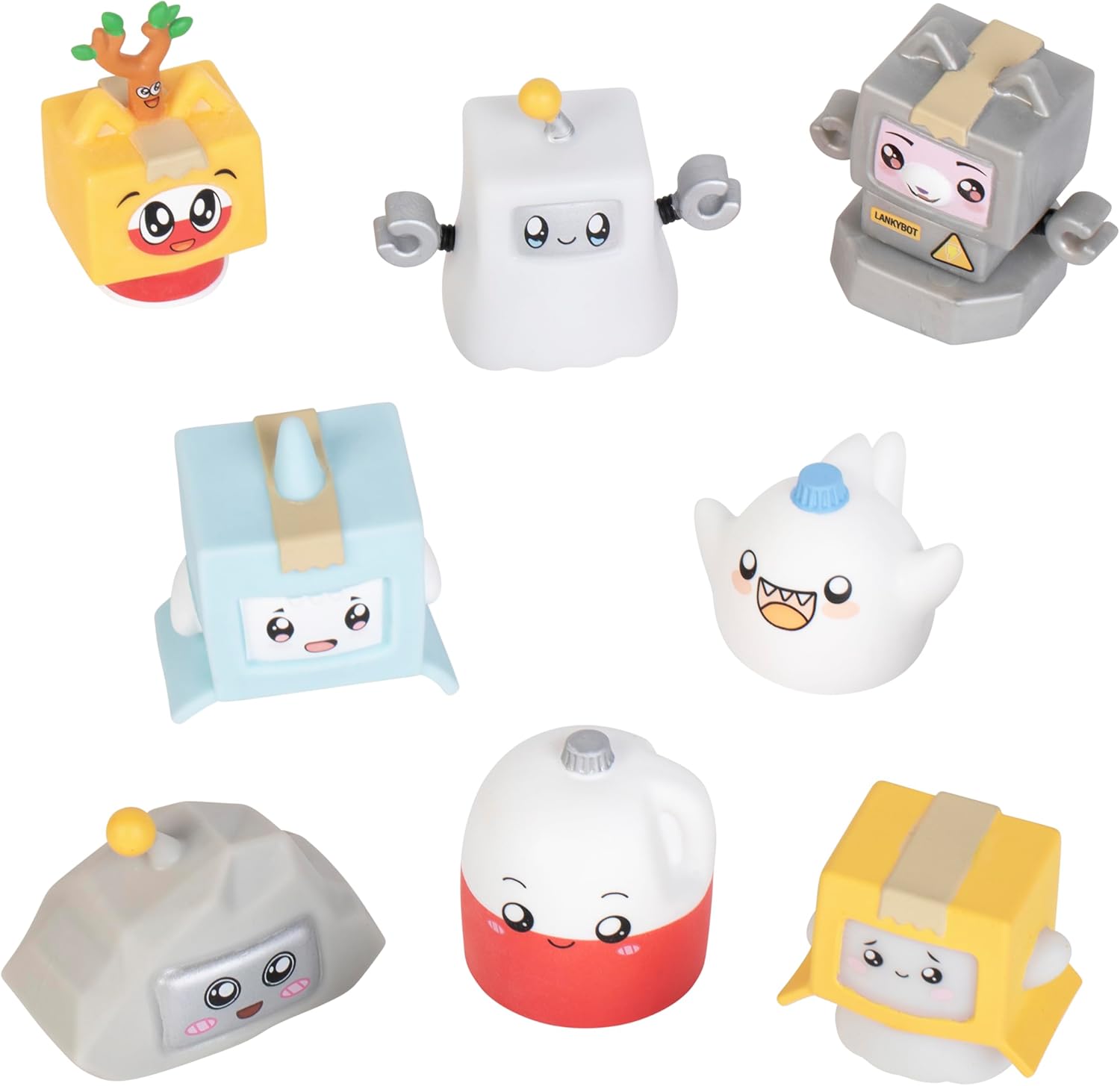 LankyBox Mini Mystery Squishies – Series 7, Collectible Mini Figures, Squishy Figures, Officially Licensed LankyBox Merch