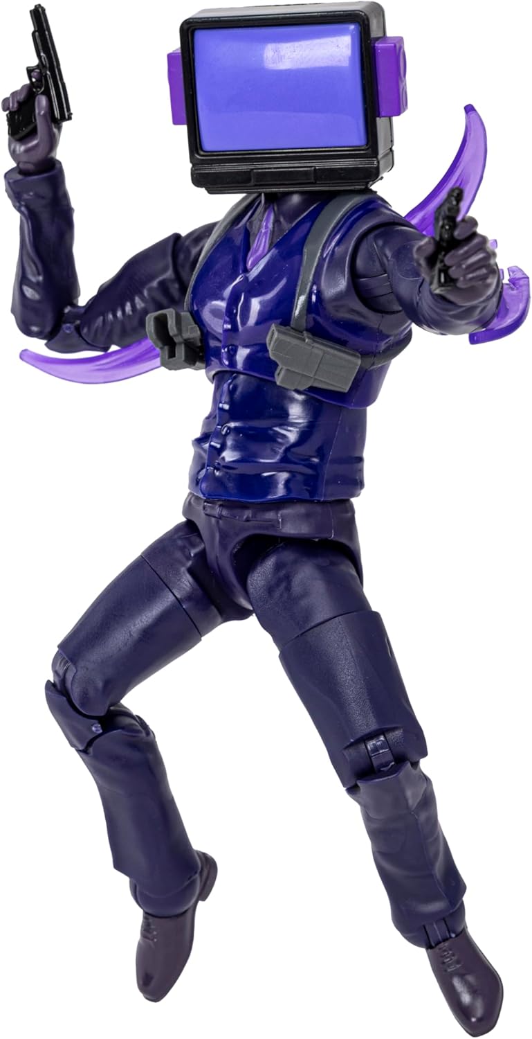 Skibidi Toilet Deluxe Dark TV Man Figure Series 2 Collectable Figures, YouTube Animation Sensation, Officially Licensed Merch