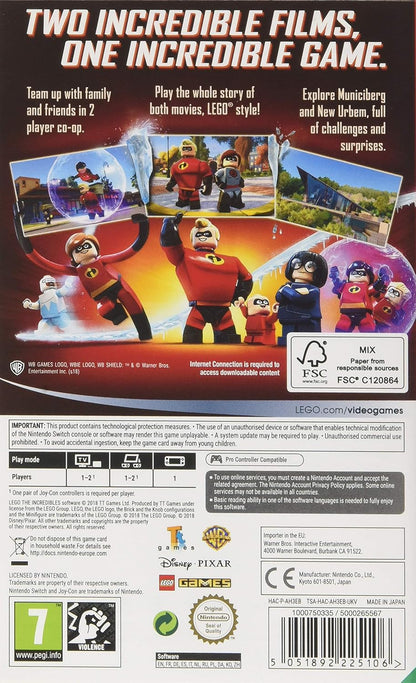 LEGO The Incredibles - (Nintendo Switch)