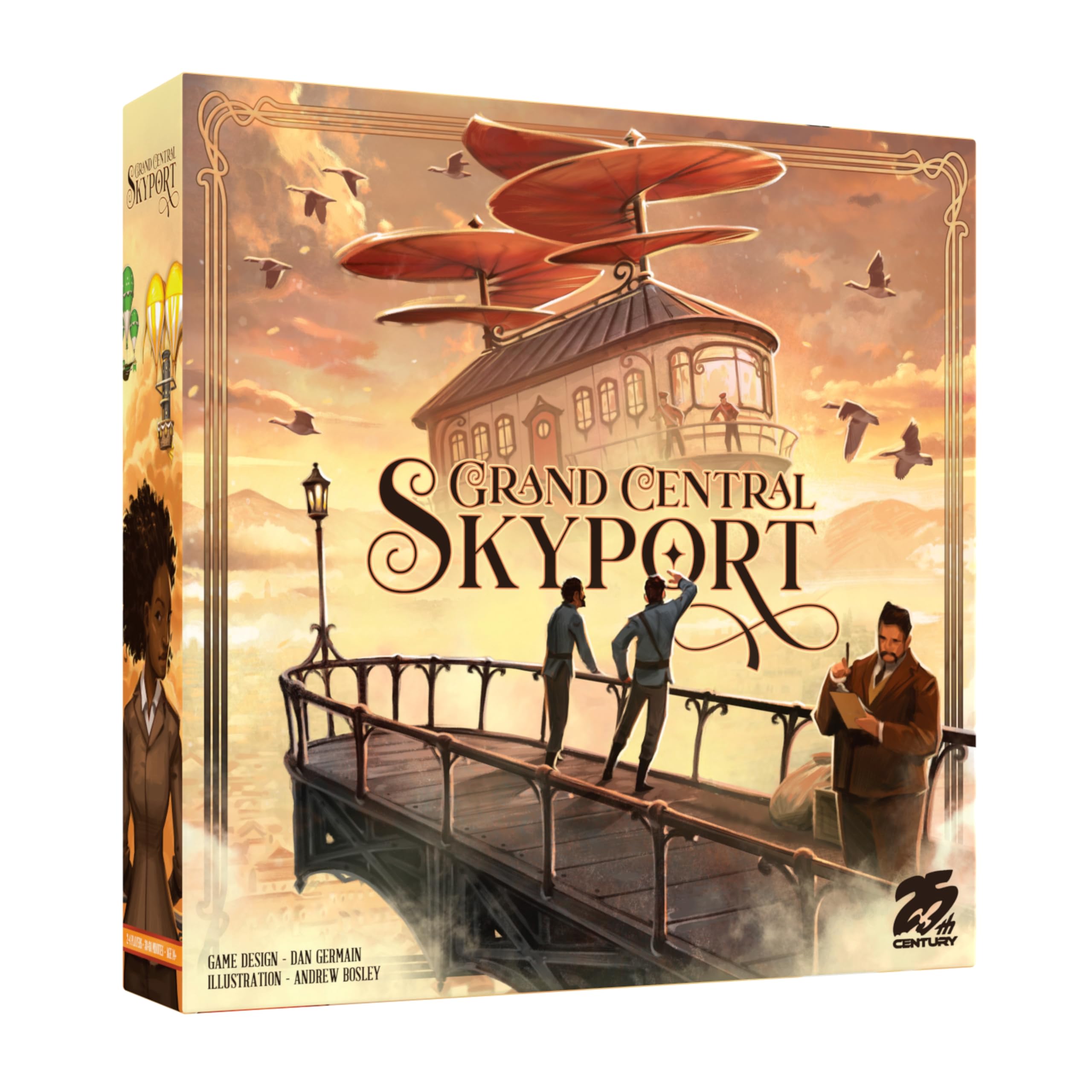 25th Century Games, Grand Central Skyport - for Ages 14 and Up, 2 to 4 Players