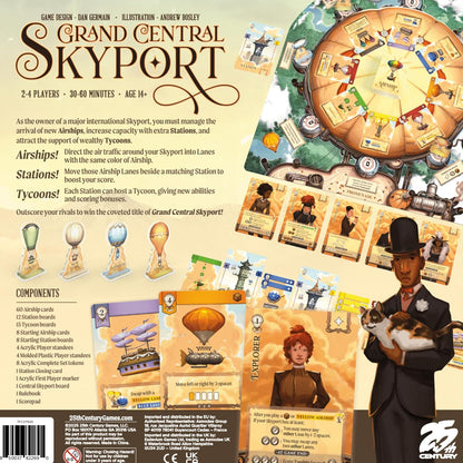 25th Century Games, Grand Central Skyport - for Ages 14 and Up, 2 to 4 Players