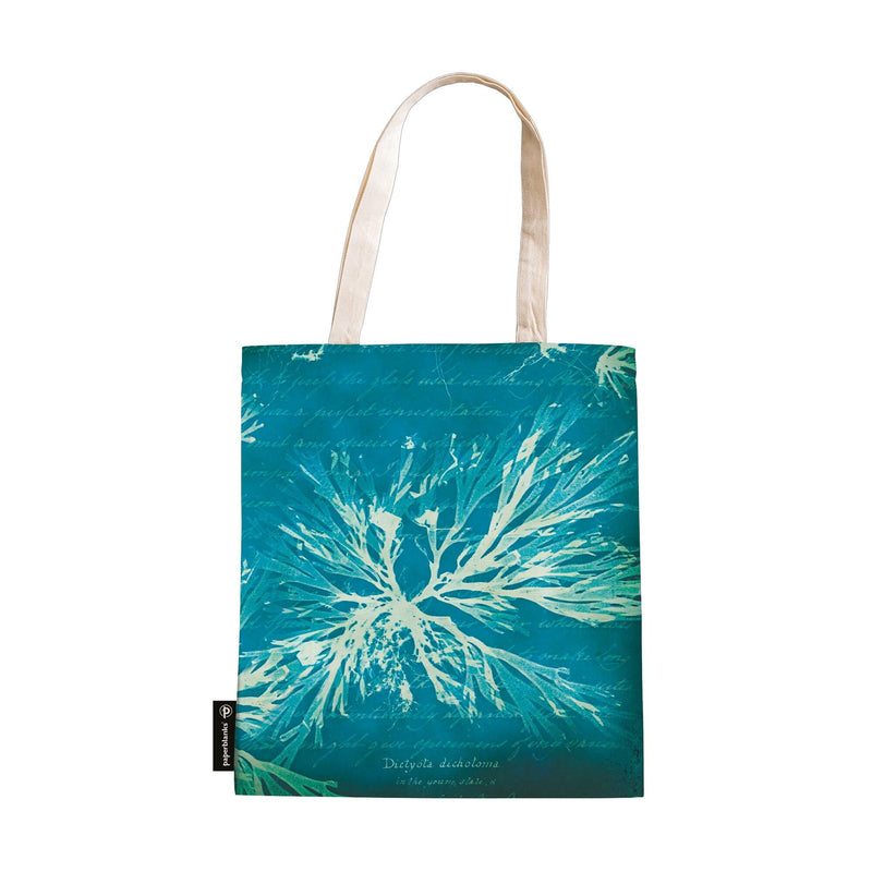 Sea Flowers Canvas (Anna Atkins’ Cyanotypes) Bag