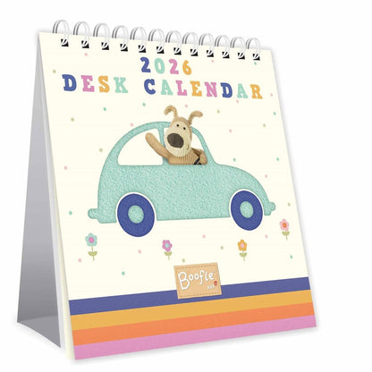 2026 Boofle Desk Calendar Month to View Layout by Portico Designs Ltd