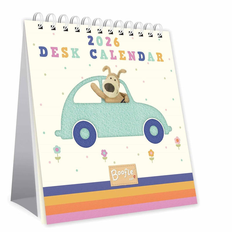 2026 Boofle Desk Calendar Month to View Layout by Portico Designs Ltd