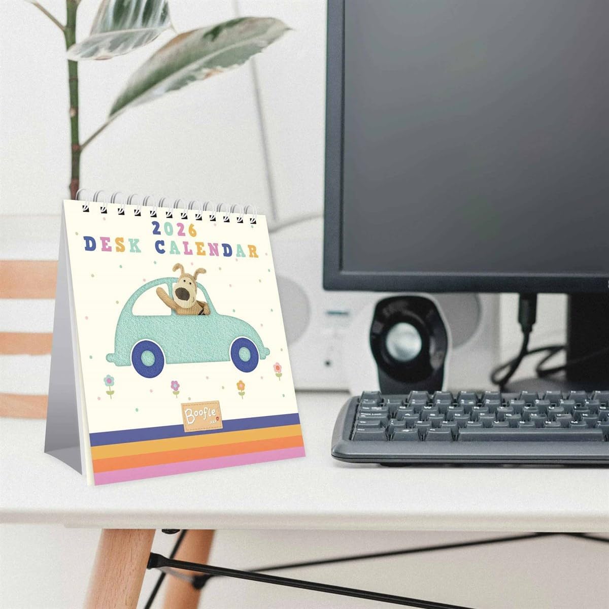 2026 Boofle Desk Calendar Month to View Layout by Portico Designs Ltd