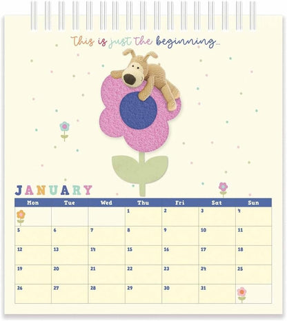 2026 Boofle Desk Calendar Month to View Layout by Portico Designs Ltd