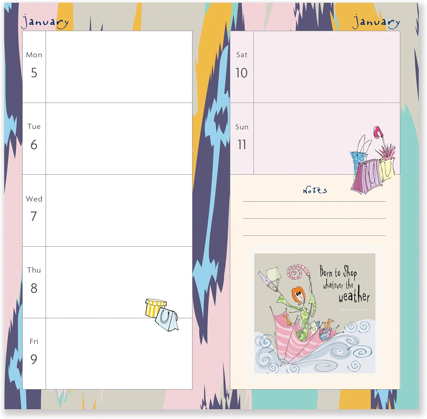 2026 Born to Shop Slim Diary
