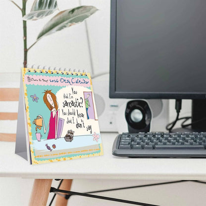 2026 Born to Shop Desk Calendar