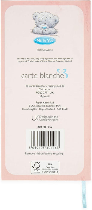 Me to You Tatty Teddy 2026 Slim Diary