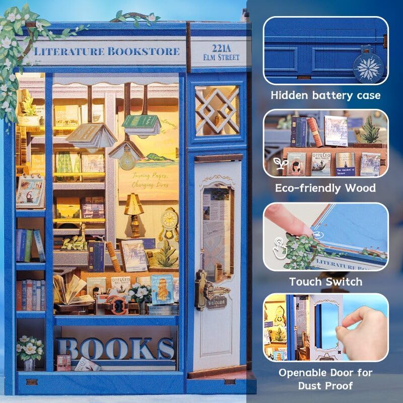 Literature Bookstore - Book Nook 3D Puzz