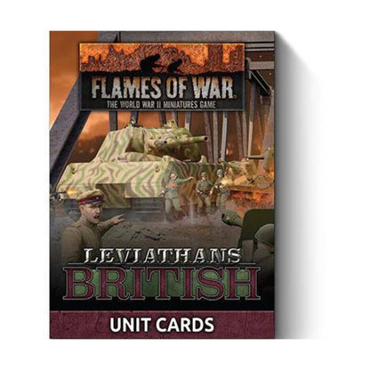 LATE WAR LEVIATHANS BRITISH UNIT CARDS 3