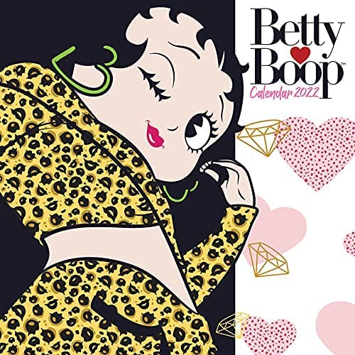 Betty Boop Calendario ufficiale 2022 con magnete da frigorifero Betty Boop