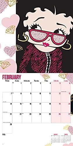 Betty Boop Calendario ufficiale 2022 con magnete da frigorifero Betty Boop