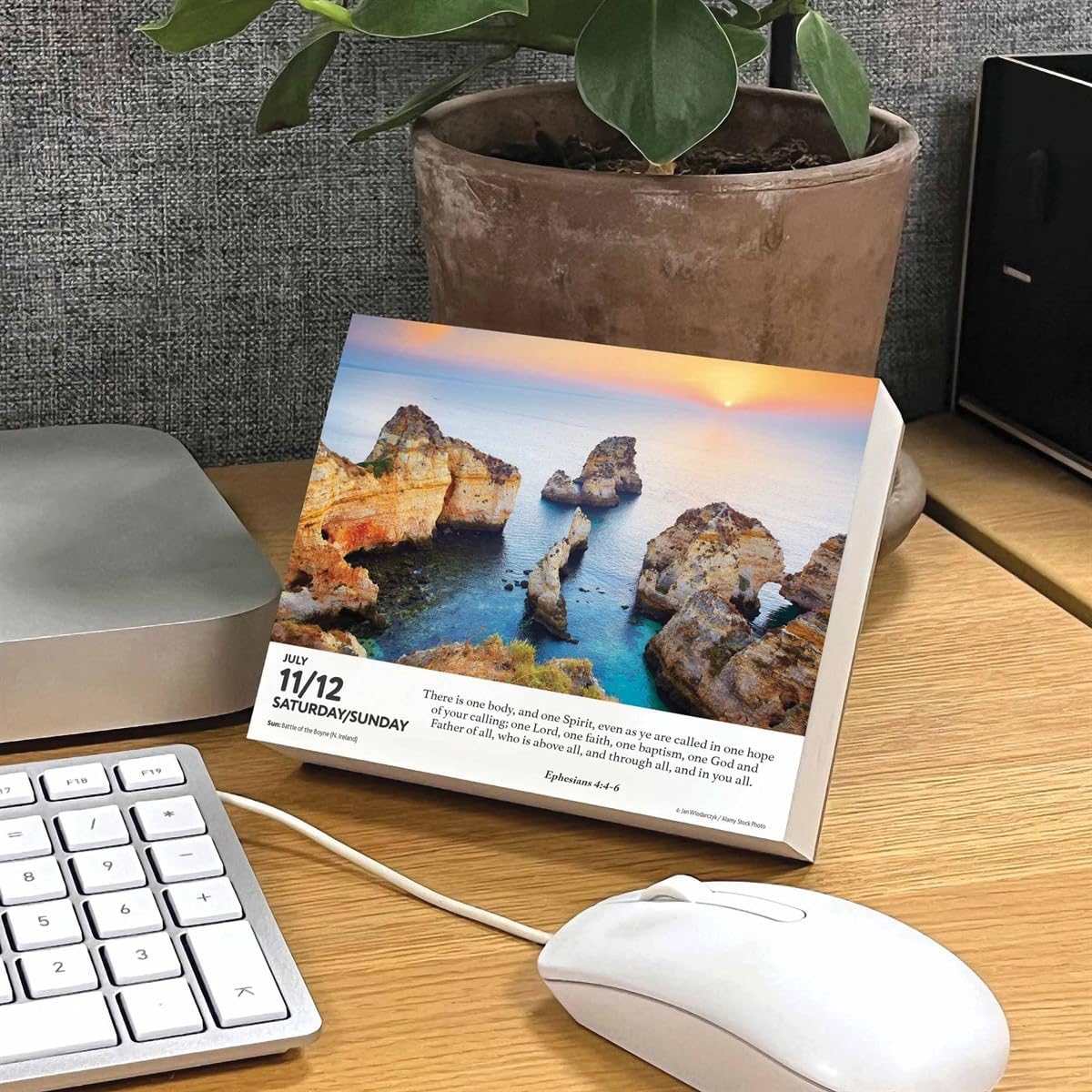 Carousel Worldwide, Bible Verses 2026 Easel Desk Calendar
