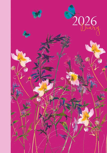 Carousel Worldwide, Delicate Watercolour Flowers 2026 Diary Planner
