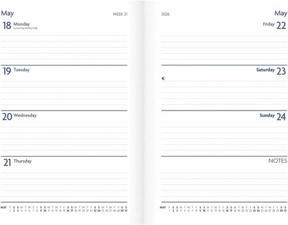 Carousel Worldwide, Honeysuckle 2026 A5 Diary