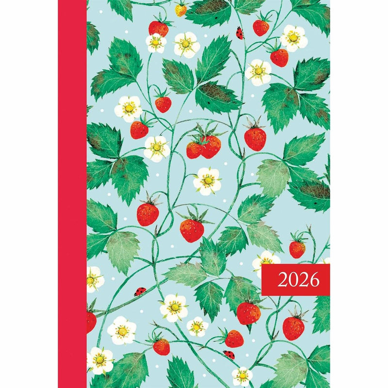 Carousel Worldwide, Strawberry Floral 2026 A6 Diary Planner