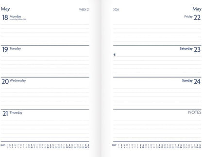Carousel Worldwide, Cottage 2026 A5 Diary