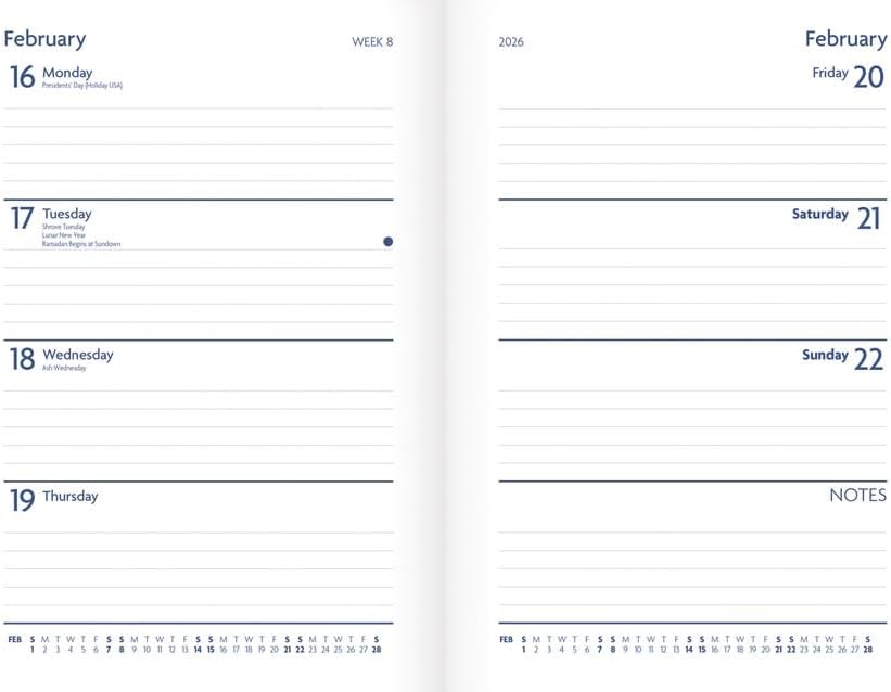 Carousel Worldwide, Cottage 2026 A5 Diary