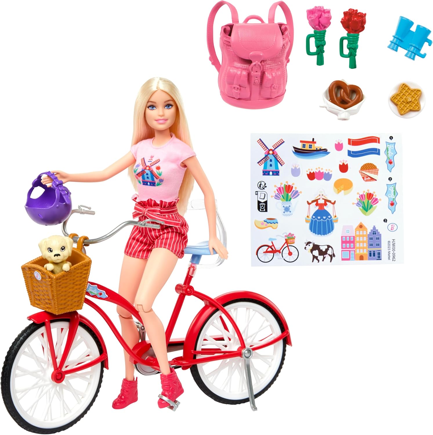 Barbie Poppen- en fietsspelset