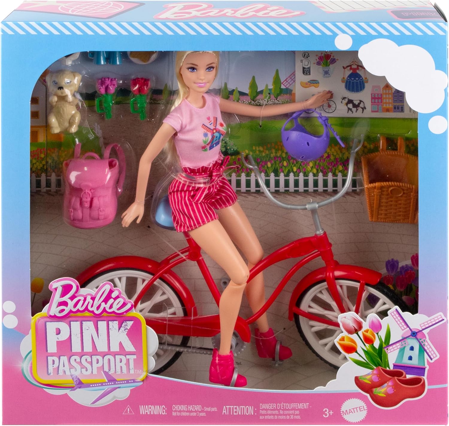 Barbie Poppen- en fietsspelset