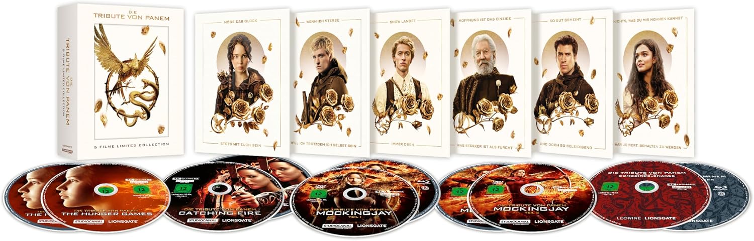 Die Tribute von Panem - 5 Filme Limited Collection (5 4K-UHDs+5 Blu-rays)