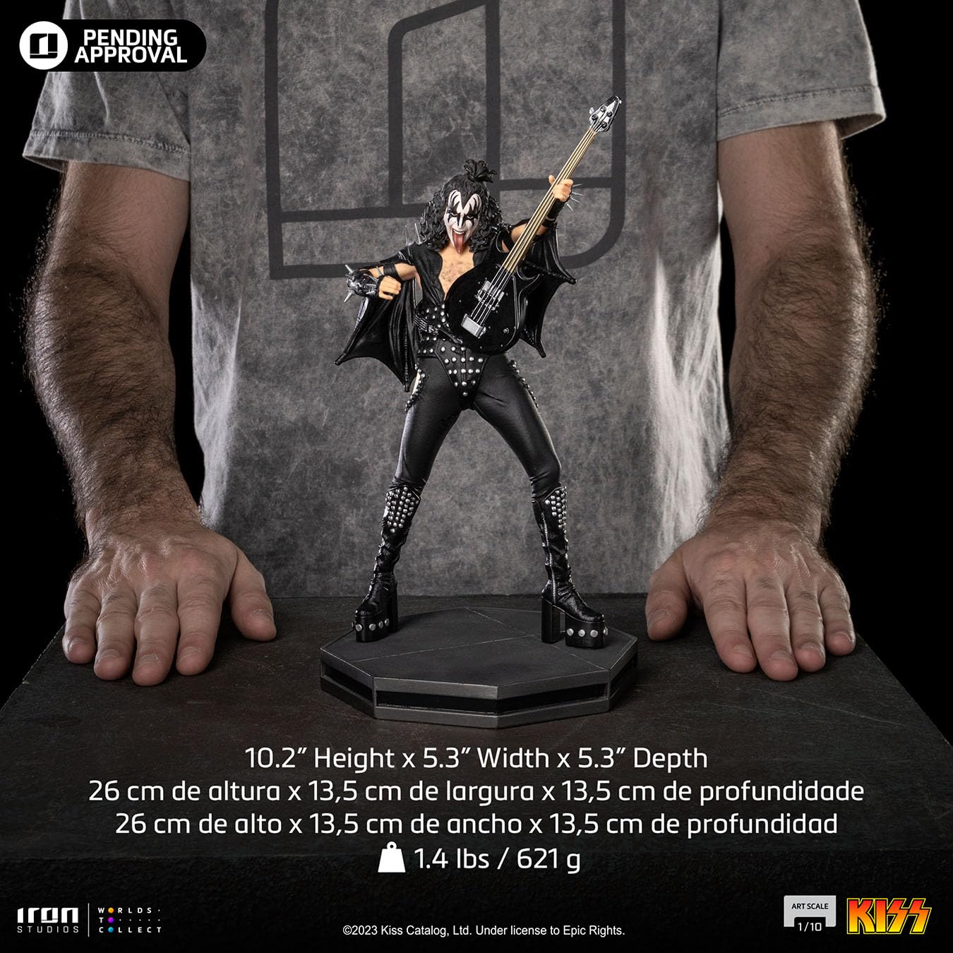 Kiss statuette Art Scale 1/10 Gene Simons Limited Edtition 26 cm