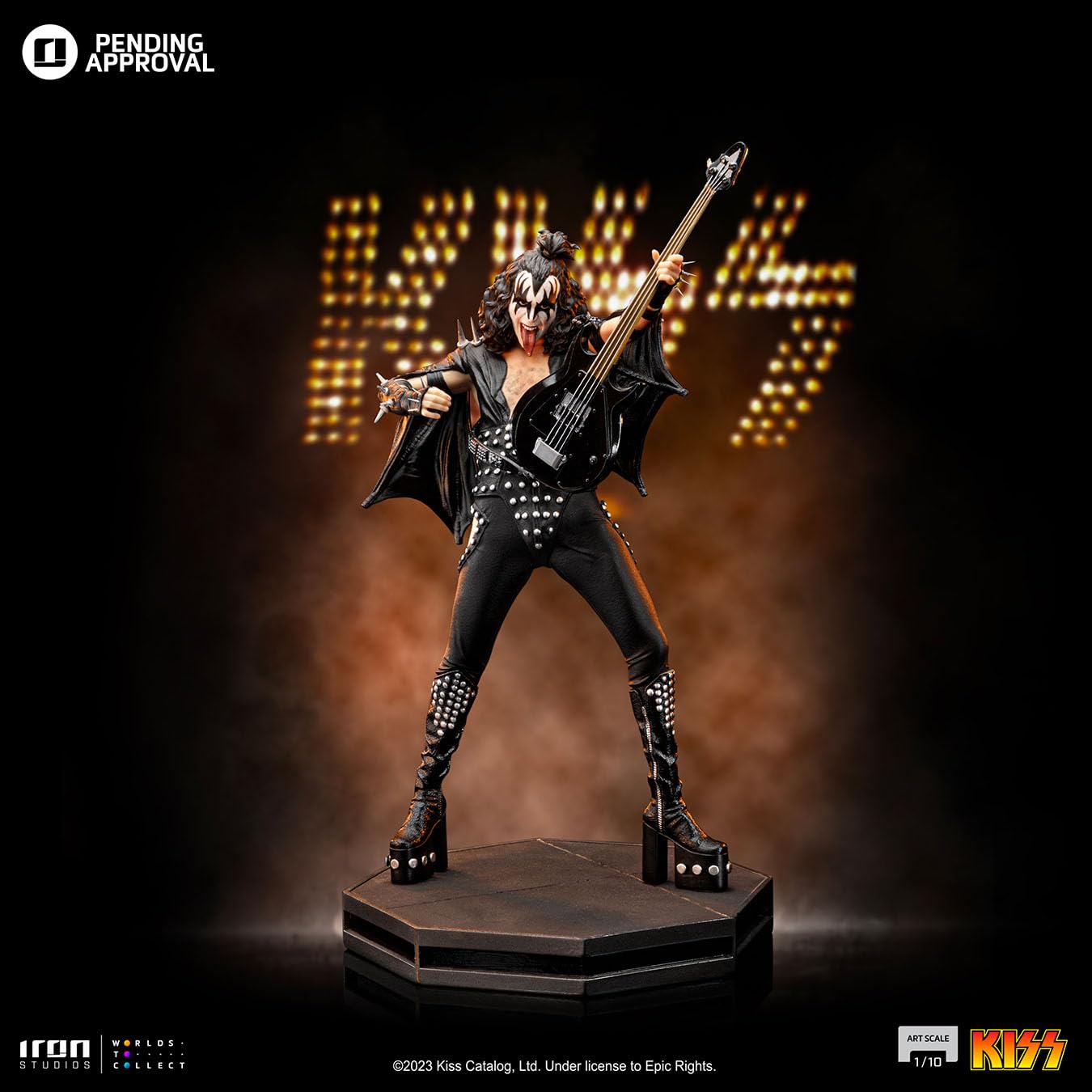 Kiss statuette Art Scale 1/10 Gene Simons Limited Edtition 26 cm