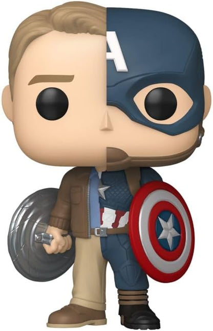 Funko Marvel: Infinity Saga - Cap/Steve Split Pop RS Vinyl Figure